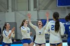 VB vs USCGA  Wheaton College Women's Volleyball vs U.S. Coast Guard Academy. - Photo by Keith Nordstrom : Wheaton, Volleyball